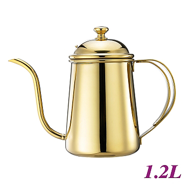 1.2L Pour Over Coffee Pot -Titanium Gold Color (HA1514GD)