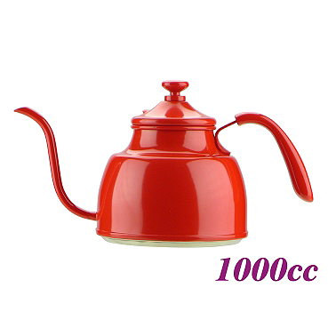 1.0L  Pour Over coffee Pot - Red (HA1604RD)