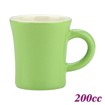 200cc Coffee Mug - Yellow Green Color (HG0724YG)