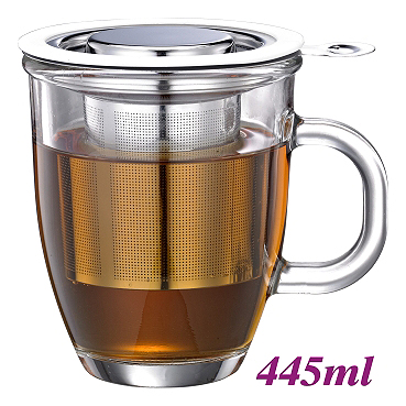 1307 Single Mug Tea Set - White (HG1750W)