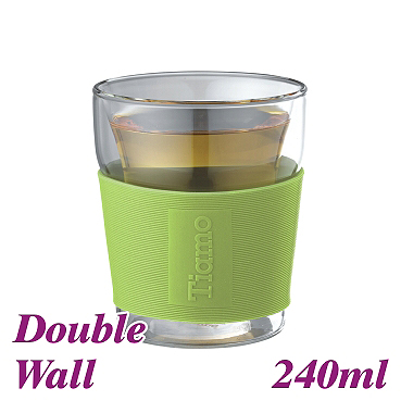 1003V Double Wall Glass - Green (HG2253)