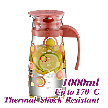 1.0L Water Pitcher - Red (HG2283)