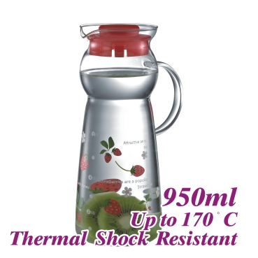 950ml Water Pitcher - Red (HG2291R)