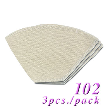 102 Cloth Sock Coffee Filter -3pcs. pack (HG2518)