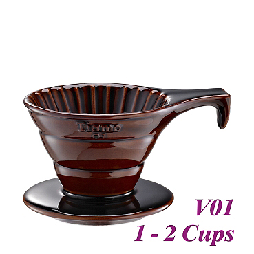 V01 Porcelain Coffee Dripper - Brown (HG5533BR)