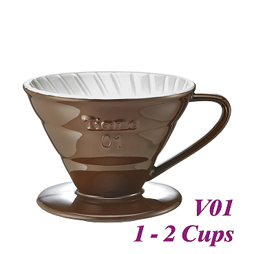 V01 Porcelain Coffee Dripper - Brown (HG5543BR)