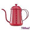 #1405 0.7L Pour Over Coffee Pot - Red (HA1655RD)