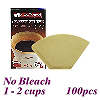 101 No Bleach Coffee Filter Paper - 100 pcs./box (HG3728)